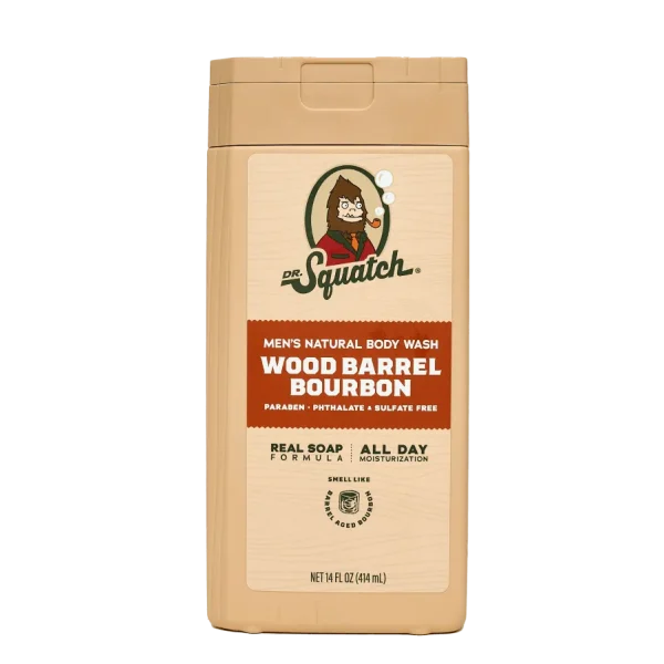 14 oz Wood Barrel Bourbon Body Wash
