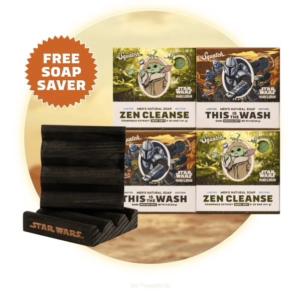 The Mandalorian 4-Pack + Soap Saver